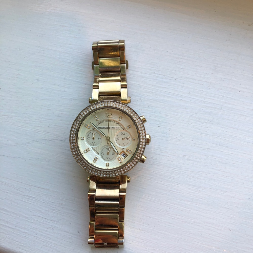 Gold Michael kors watch